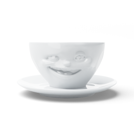 Tasse à thé "Endormi" blanc, 200 ml 