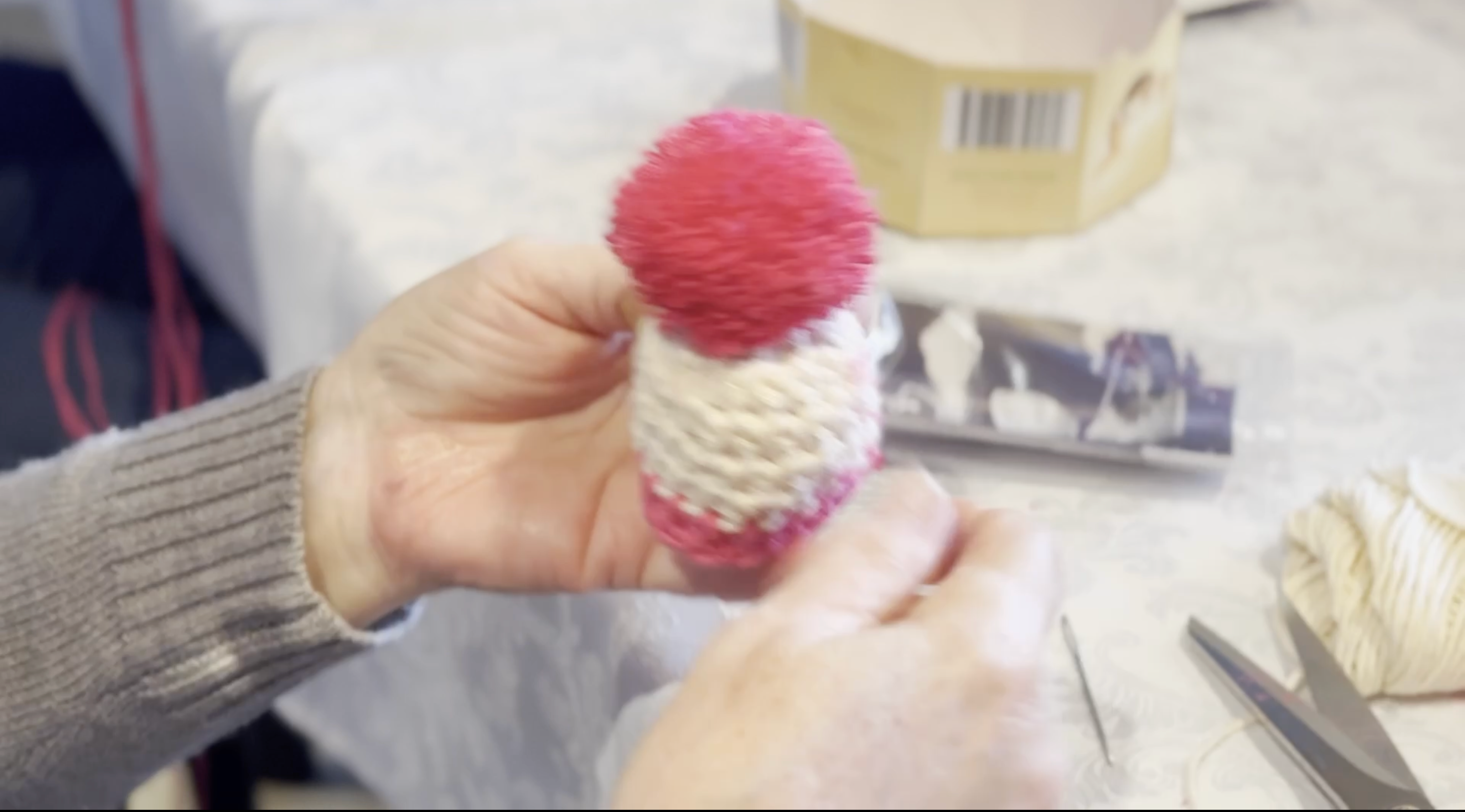 So, with our hand-crocheted* hats, you not only have some funny eye-catchers on the table but also a unique piece that you will enjoy for a long time.