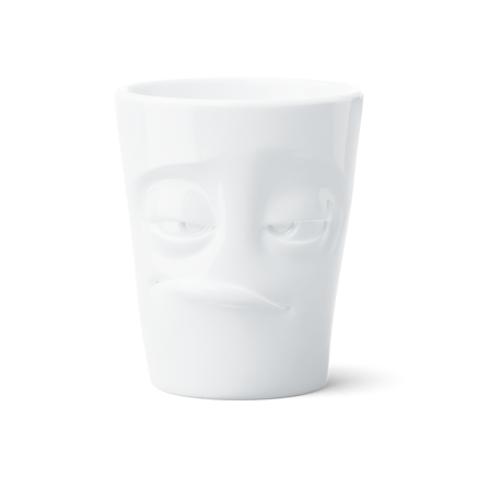 Maximug Unimpressed - Extra large Mug with handle, 500 ml, white