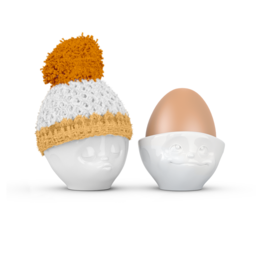 Egg cup hat apricot/buttercup