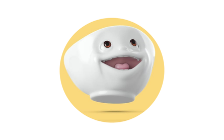  Step into the world of the funny Happy cup (German) 