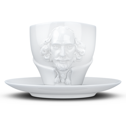 Tasse TALENT "William Shakespeare" en blanc, 260 ml