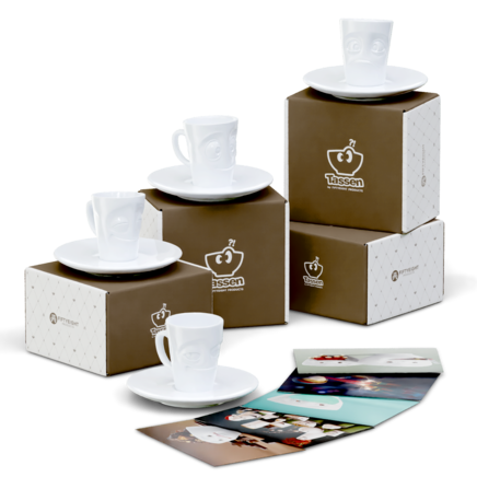 Espresso-Mug 4-piece set in white