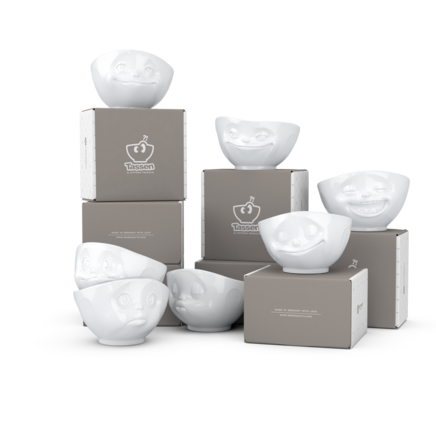 Bowls, 7-piece set, white 500 ml