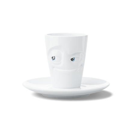 Mug expresso "Malin" blanc, 80 ml 