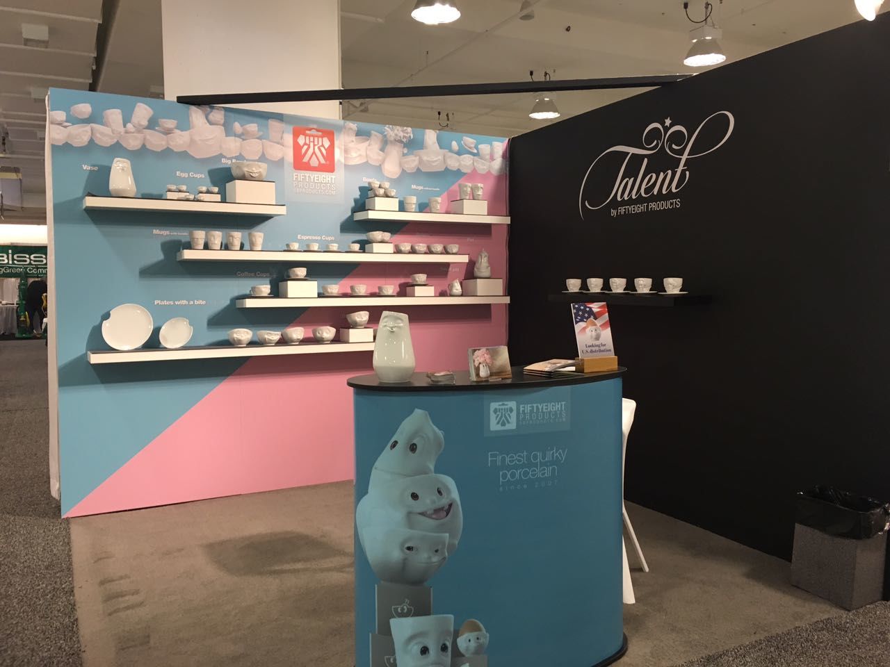 Most of our visitors at the booth are professional buyers or owners of gift stores and cafes, roaming the Atlanta tradeshow in search of exclusive new ideas to delight their customers with. In other words, they’re the perfect fit for us! We also attracted an overwhelmingly positive response from galleries, museums, and art institutes that are delighted with the design of our products, including the Detroit Institute of Arts.