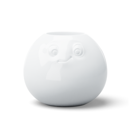 Vase "Amusé" en blanc   Vase "Amusé" en blanc